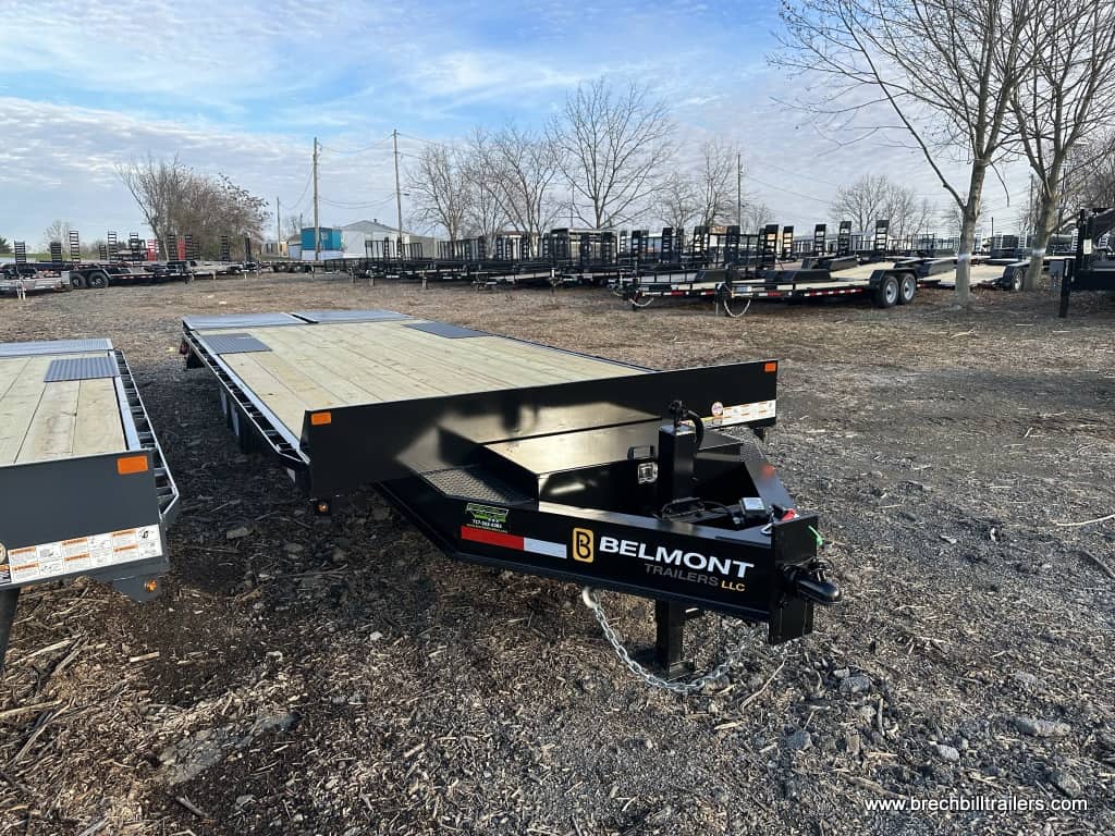 Belmont Trailers equipment trailer parked in the lot
