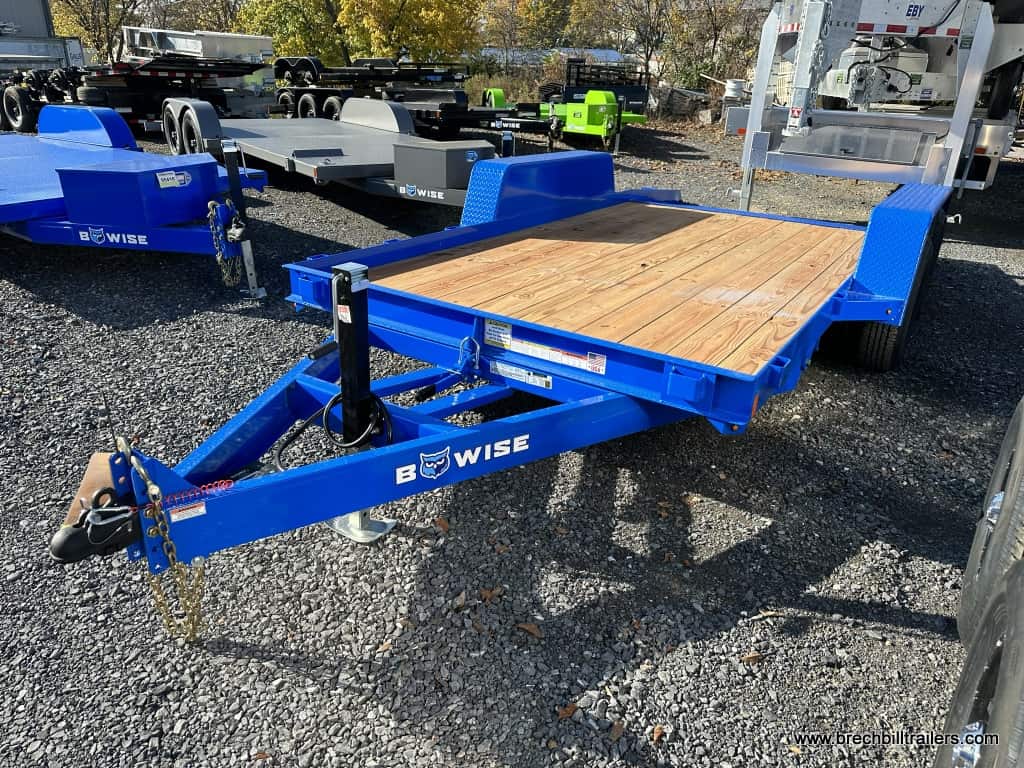 BWise Low Pro Gravity Tilt Trailer - Blue Steel Frame
