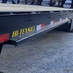 Down the side of the Big Tex 25.9K Heavy Duty Tandem Dual Wheel Gooseneck Trailer