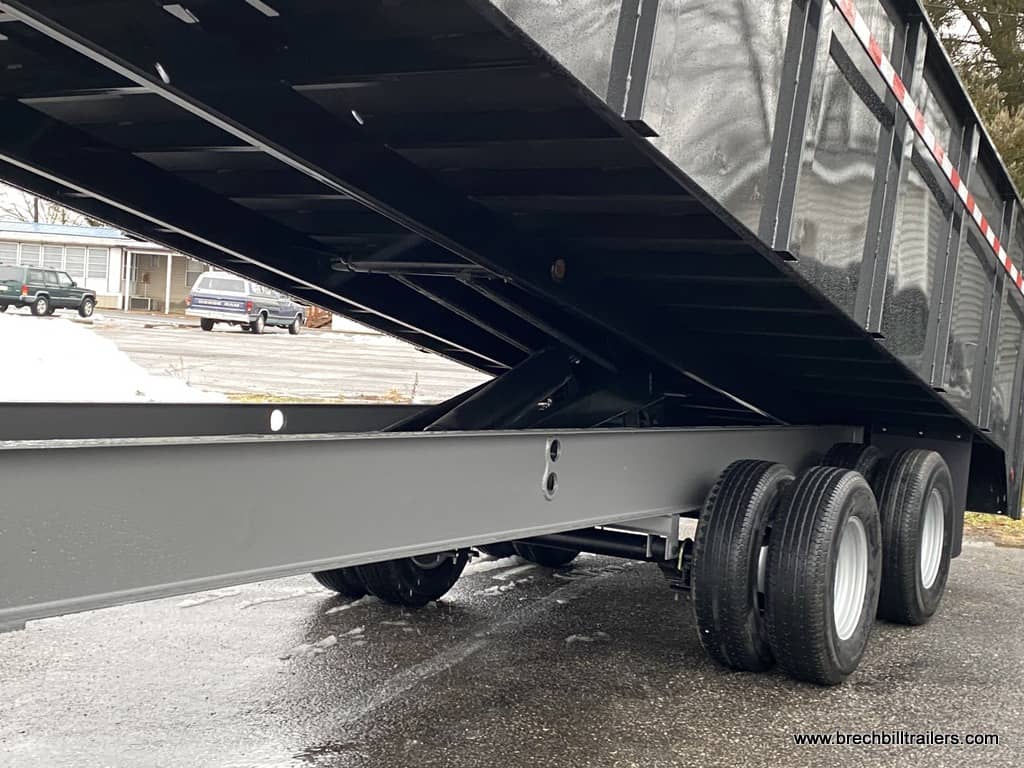 20ft Bwise Deck Over 23K Tube Frame Dump Trailer