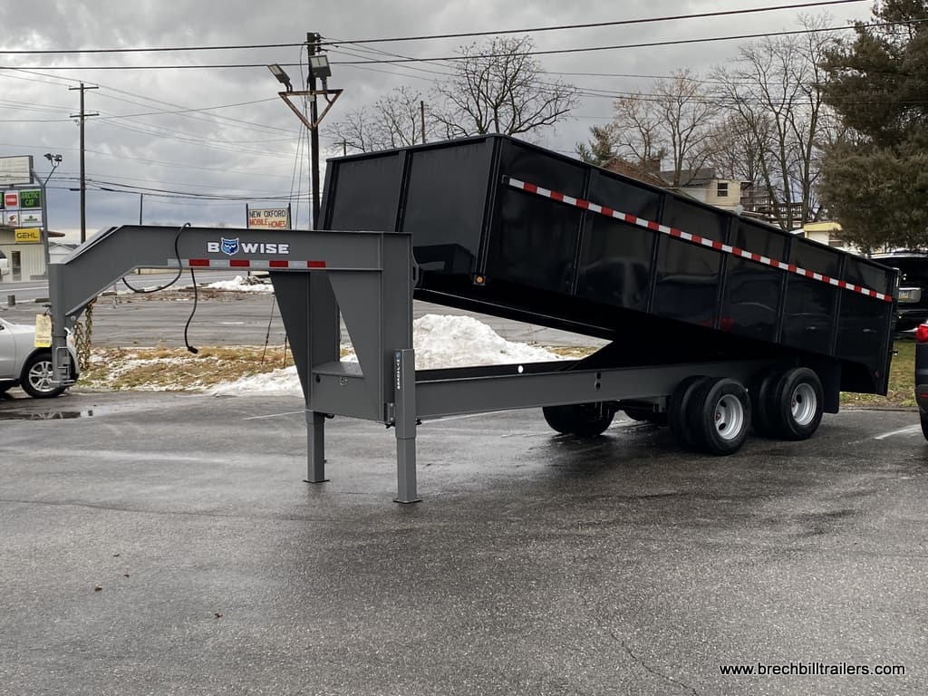 Bwise Deck Over 23K Tube Frame Dump Trailer for sale
