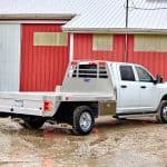 EBY aluminum flatbed truck body professionally installed in Pennsylvania