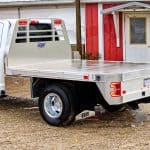 EBY aluminum flatbed truck body professionally installed in Pennsylvania