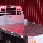 EBY aluminum flatbed truck body professionally installed in Pennsylvania