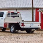 EBY aluminum flatbed truck body professionally installed in Pennsylvania