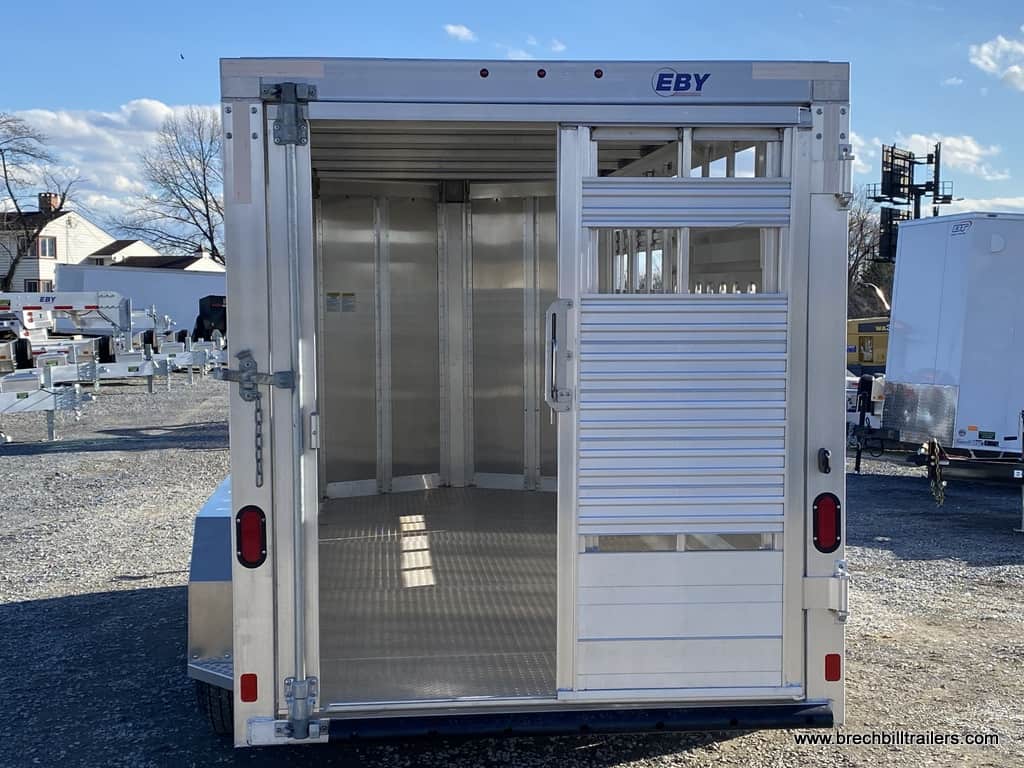 Back door on the Maverick LS BH16 trailer