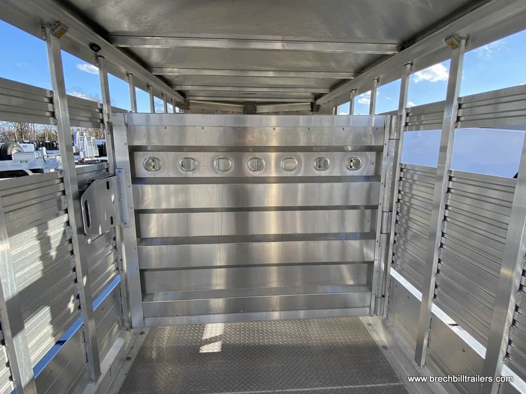 Inside the EBY Maverick LS 10K Livestock Trailer
