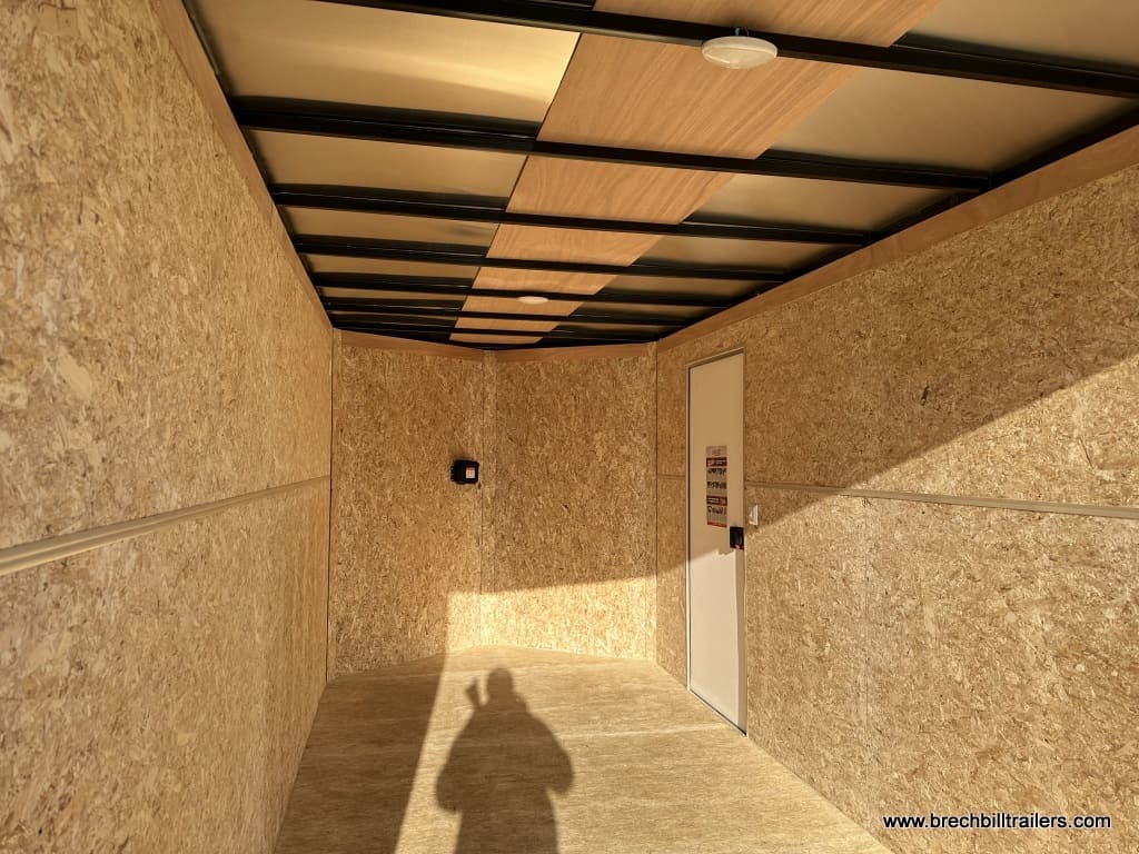 Interior of the Bravo Scout 7K Enclosed Cargo Trailer