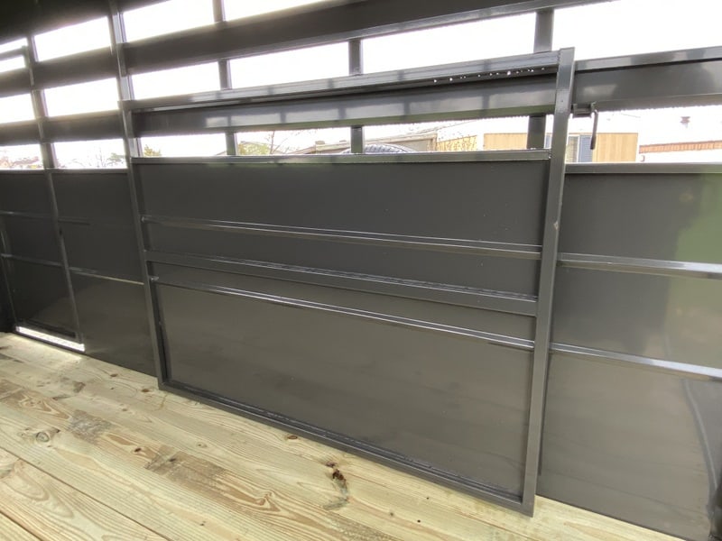 Inside the Valley 7K Steel Livestock Trailer 7x16