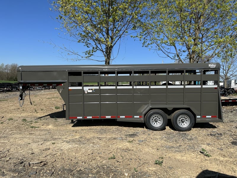 A large 18ft long livestock trailer by Valley