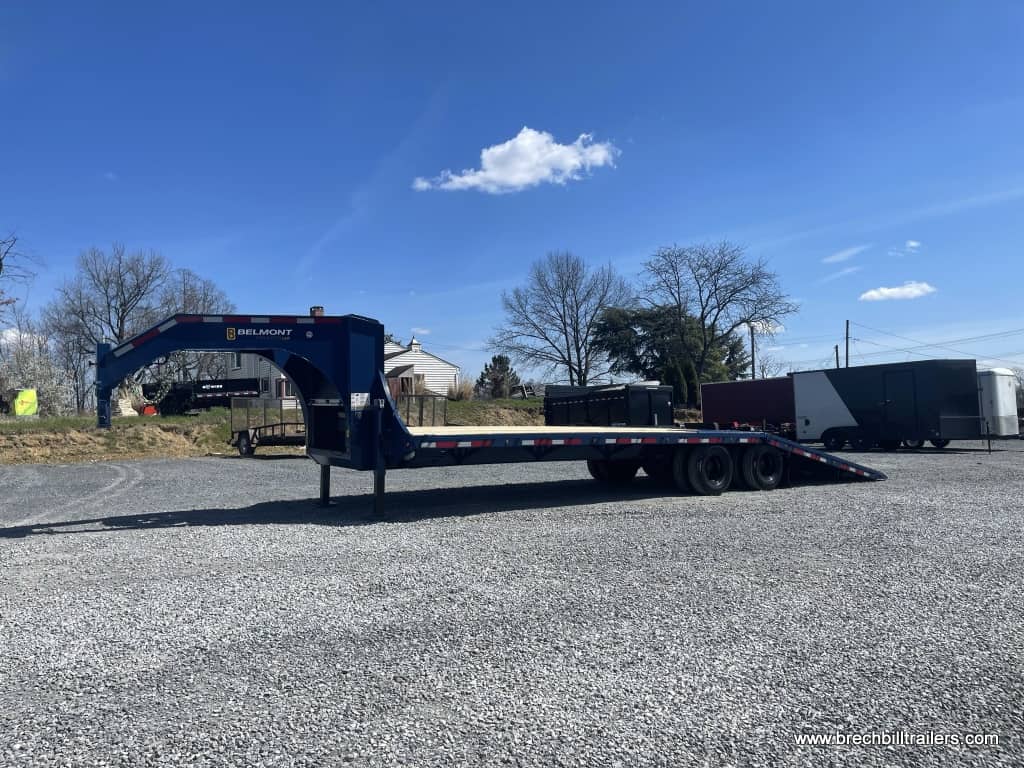 Belmont 26K Hydraulic Dovetail Gooseneck Trailer 8.5x32
