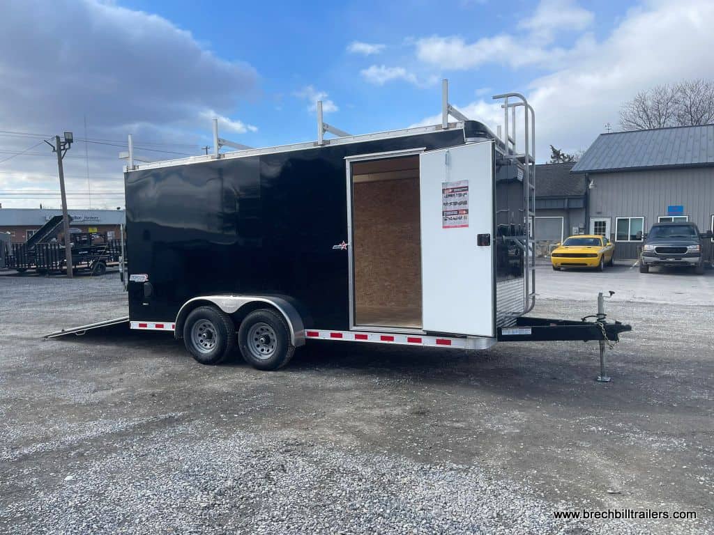 Black Bravo Scout 10K Enclosed Cargo Trailer for sale