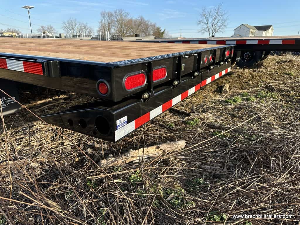Bwise 26K Hydraulic Tilt Deck Over Trailer brake lights