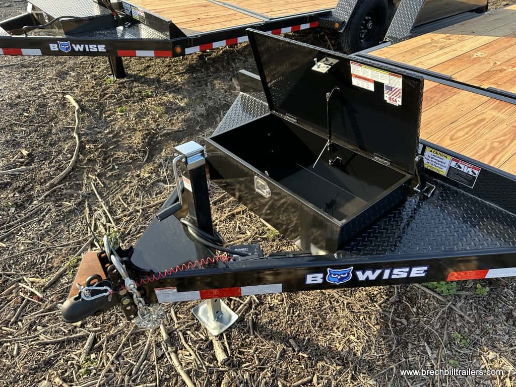 Toolbox on the Bwise 15K Gravity Tilt Deck Trailer (TG20-15)