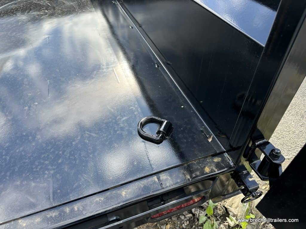 D ring on the trailer bed.