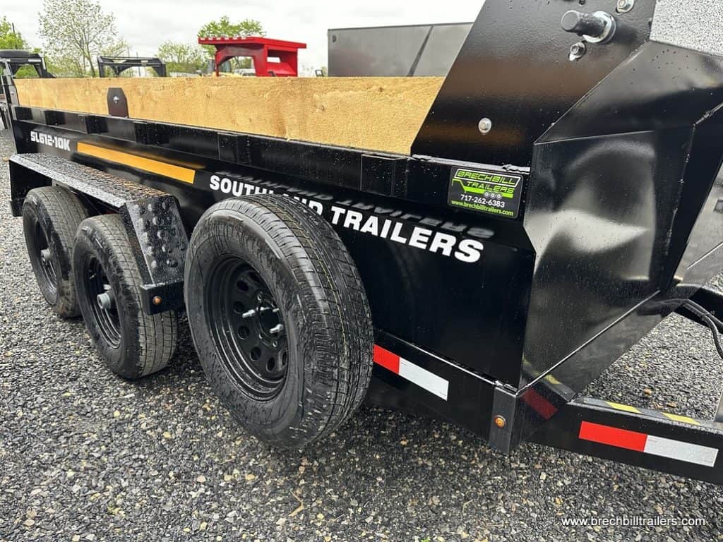 Closeup of the trailer's side
