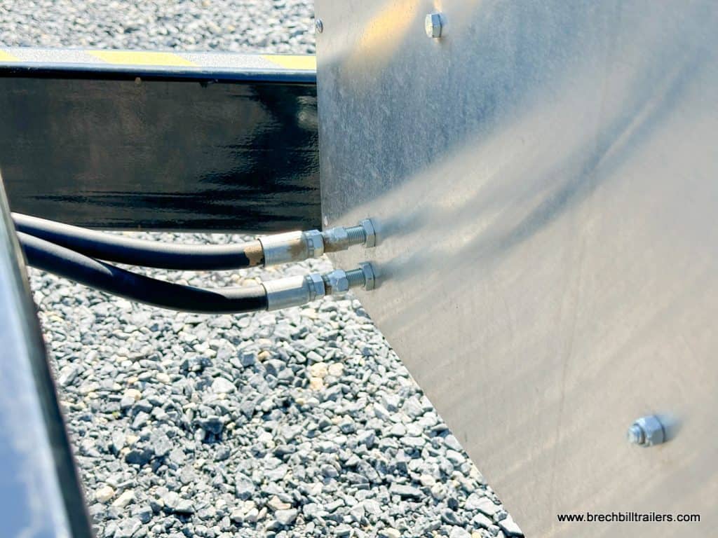 Hydraulic lines.