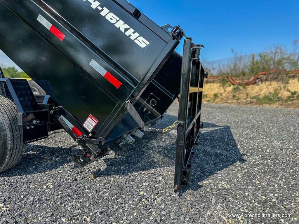 Southland 17K High Side Dump Trailer spread gate.