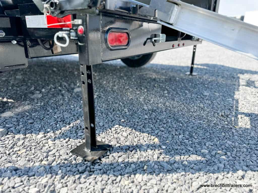 Drop Leg Jacks at rear of Southland Trailer