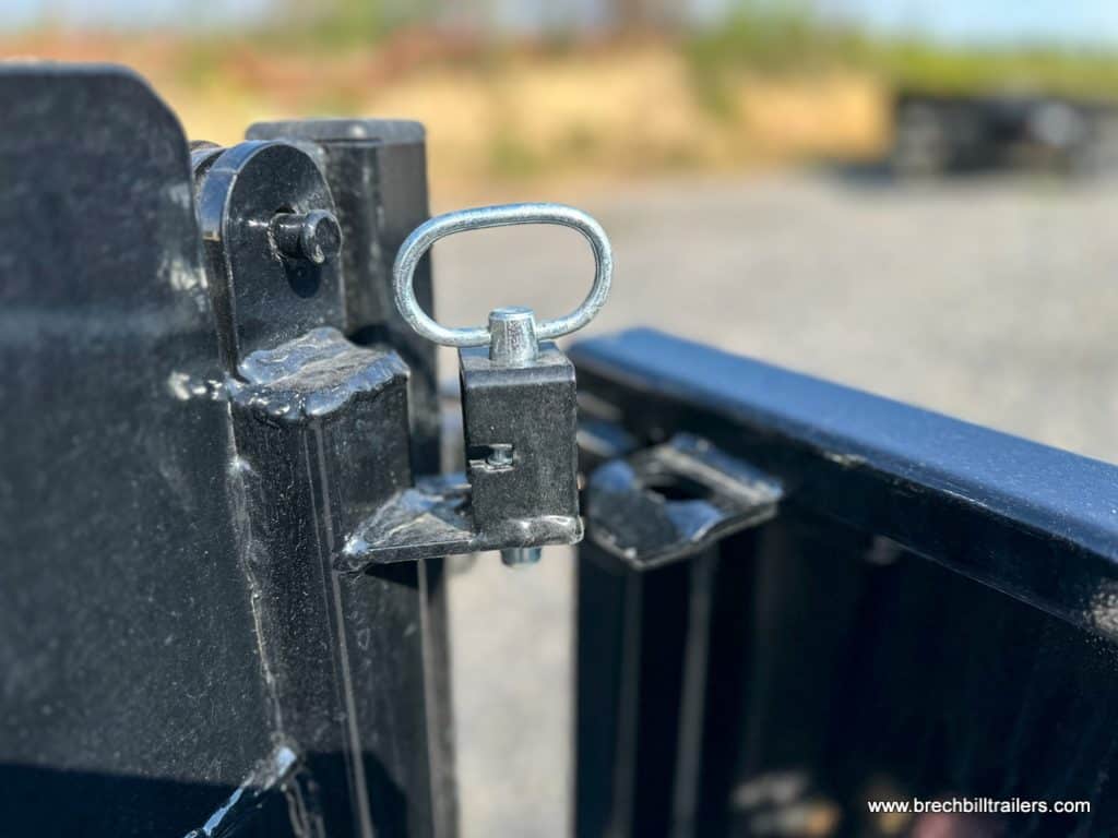 A locking mechanism for the gate.