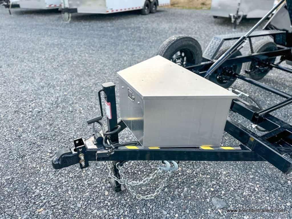 Box on the front of the Southland 7K Tandem Axle Dump Trailer 5'x10'