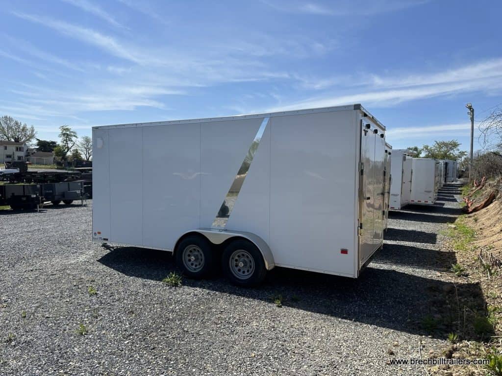 Side of the Bravo Scout 7K Enclosed Cargo Trailer