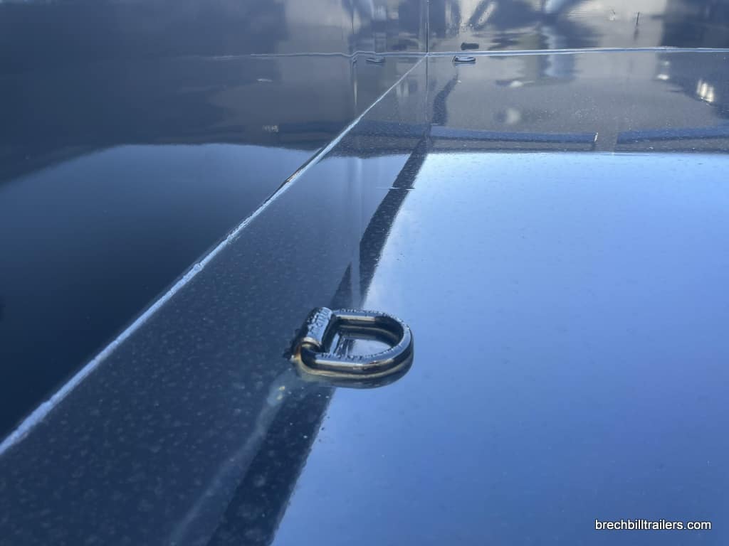 D ring inside the Bwise LP LE 10K Low Pro Dump Trailer