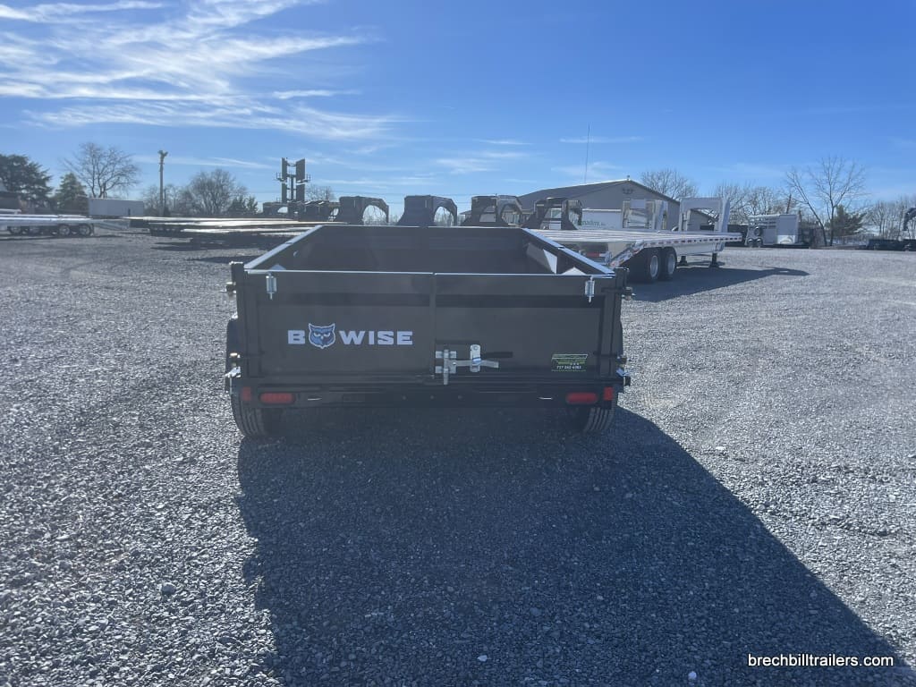 Back of Bwise LP LE 10K Low Pro Dump Trailer