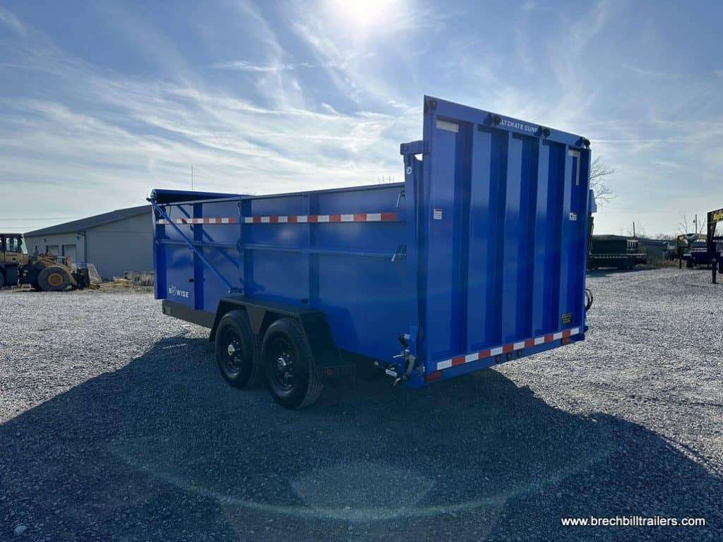 Back of Bwise DU 15.4K Ultimate Dump Trailer