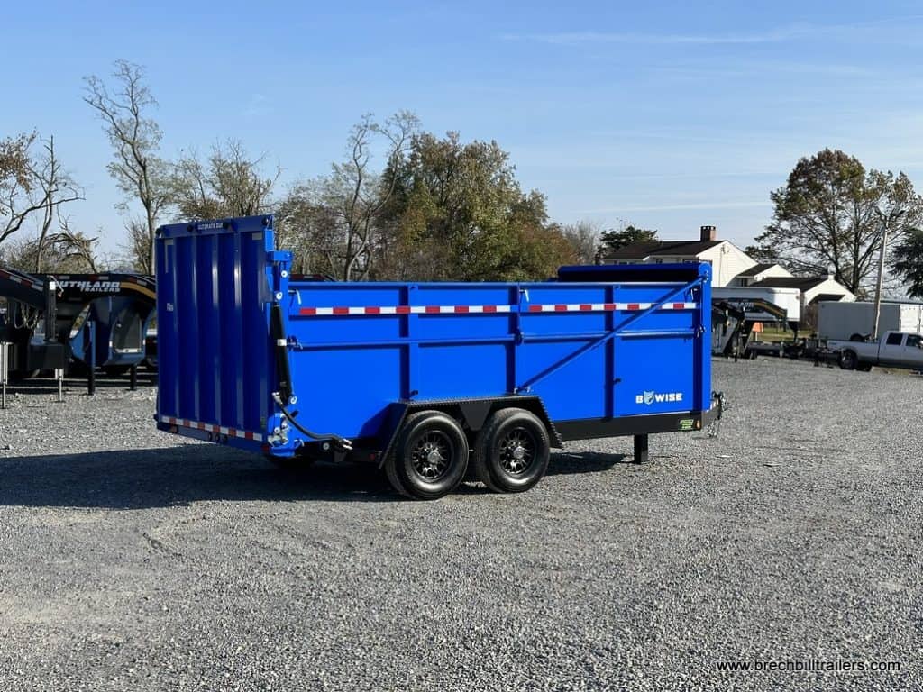 Side view of Bwise DU 15.4K Ultimate Dump Trailer