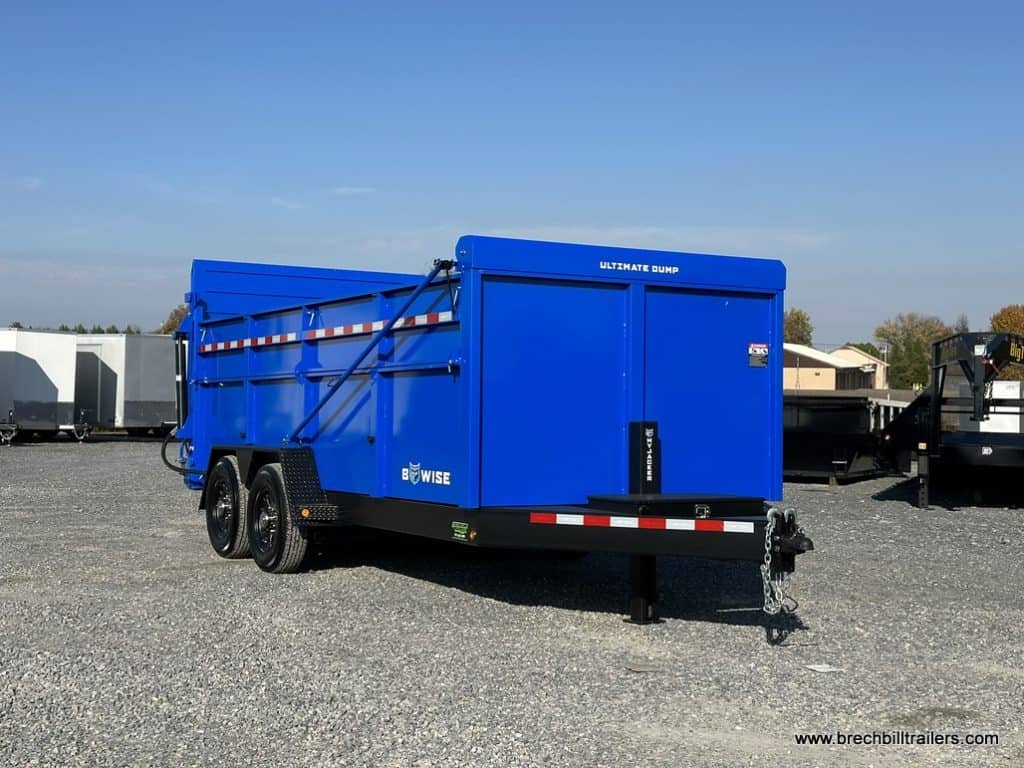 Front of Bwise DU 15.4K Ultimate Dump Trailer