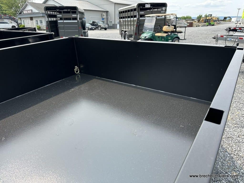 A view into the dump box.