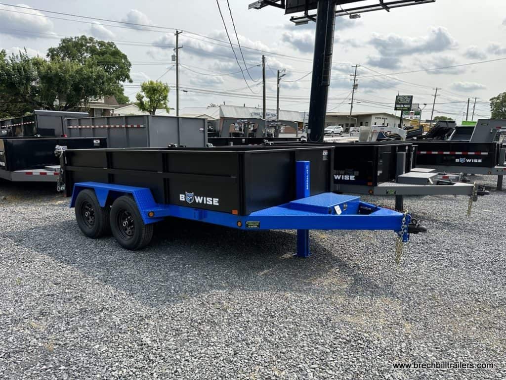 Bwise 10K DLP Low Pro Dump Trailer 7'x12' (DLP12W-10)
