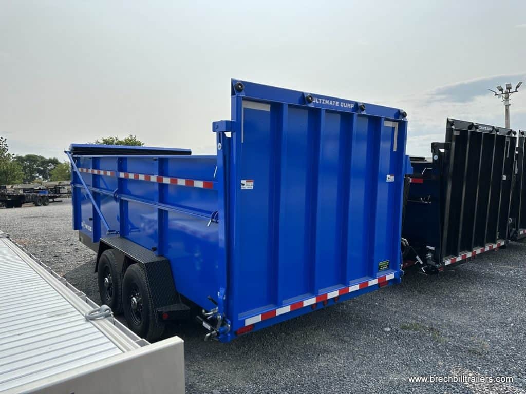 A parked Bwise DU 15.4K Ultimate Dump Trailer
