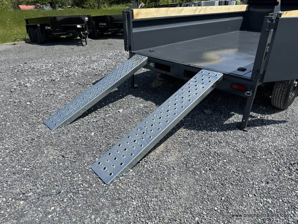 Ramps down for loading.