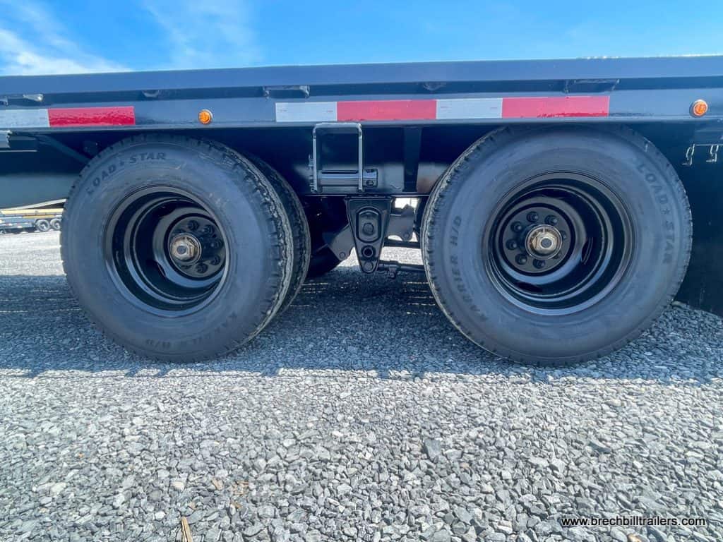 Closeup of the wheels.