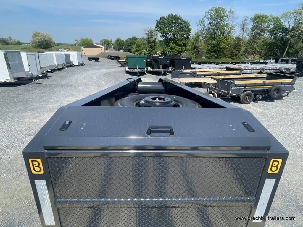 Toolbox and spare tire on the GNX40-24K