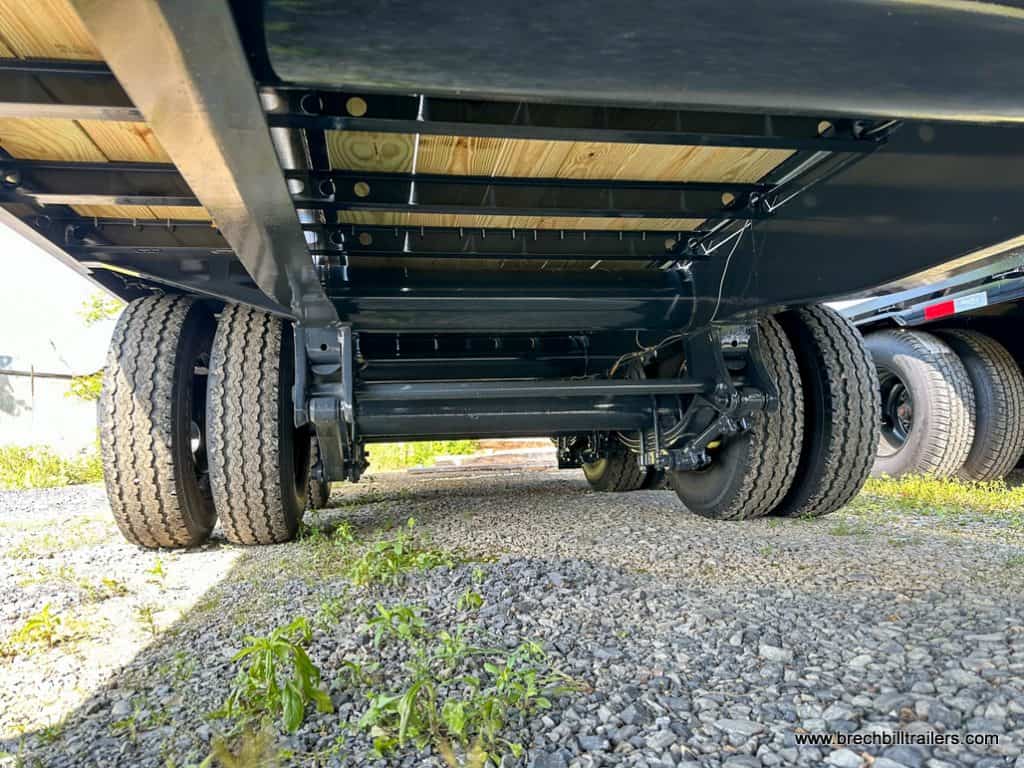 Underneath the Belmont 26K Heavy Duty Gooseneck Trailer 102"x40' (GNX40-24K) PL008149