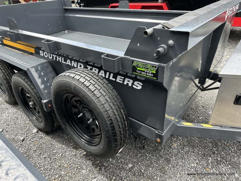 Back of Southland 7K Tandem Axle Dump Trailer 5'x10' (SL510-7K)