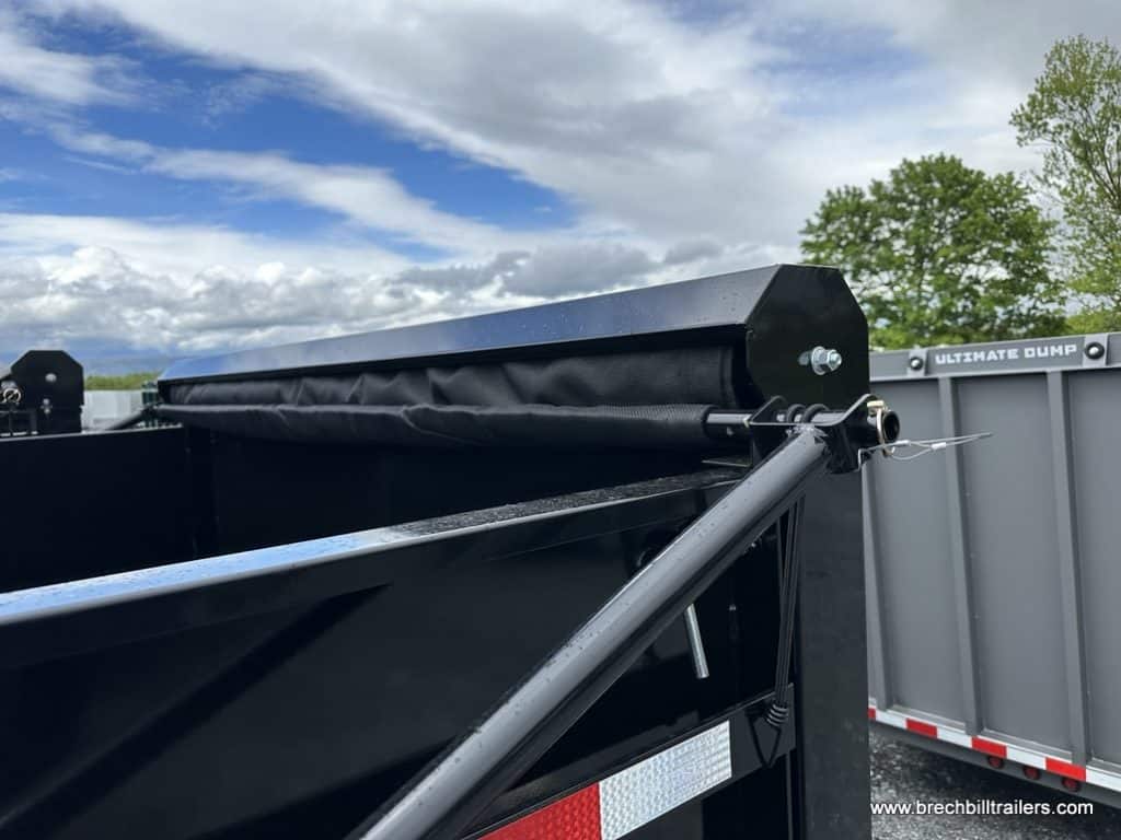 Tarp on the Bwise DU 15.4K Ultimate Dump Trailer 7’x16’ (DU16-15) RC000186