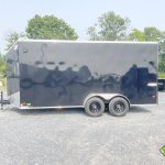 Brand new black Bravo Scout 7K Enclosed Cargo Trailer