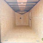 Inside view of the Bravo Scout 7K Enclosed Cargo Trailer