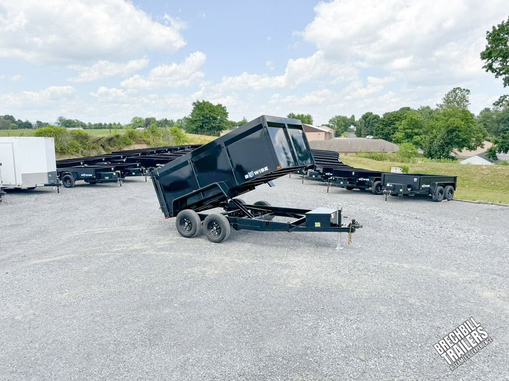 A 6x12 Bwise 10K High Side Dump Trailer