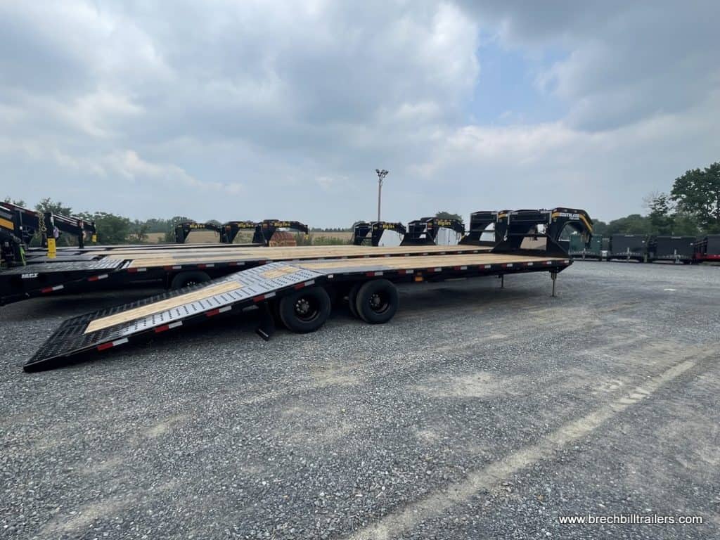 A bunch of Southland gooseneck trailers for sale.