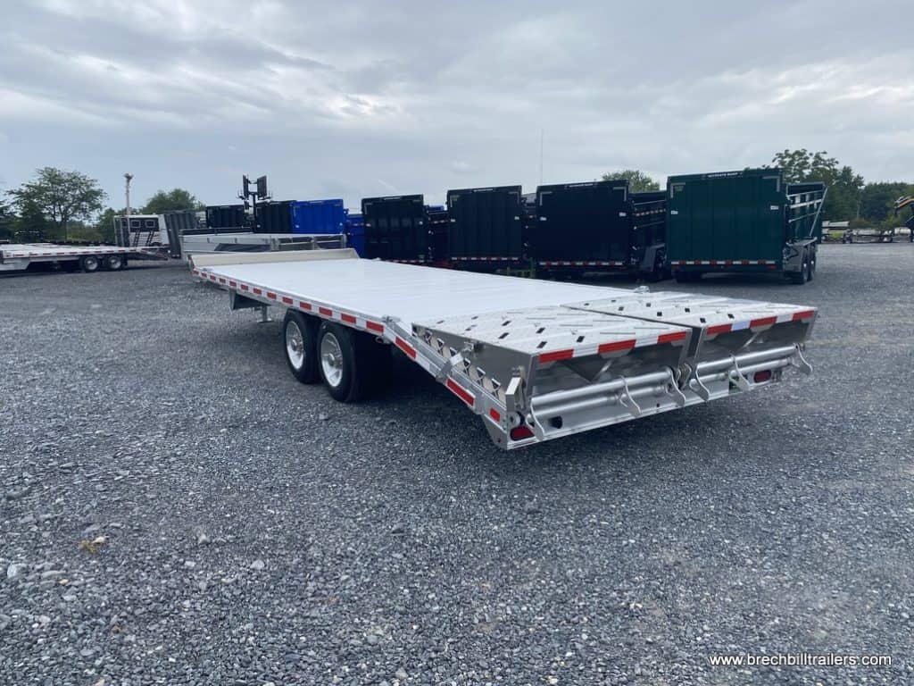 Back of EBY Deck-Over 16K Equipment Trailer 24.5x8.5