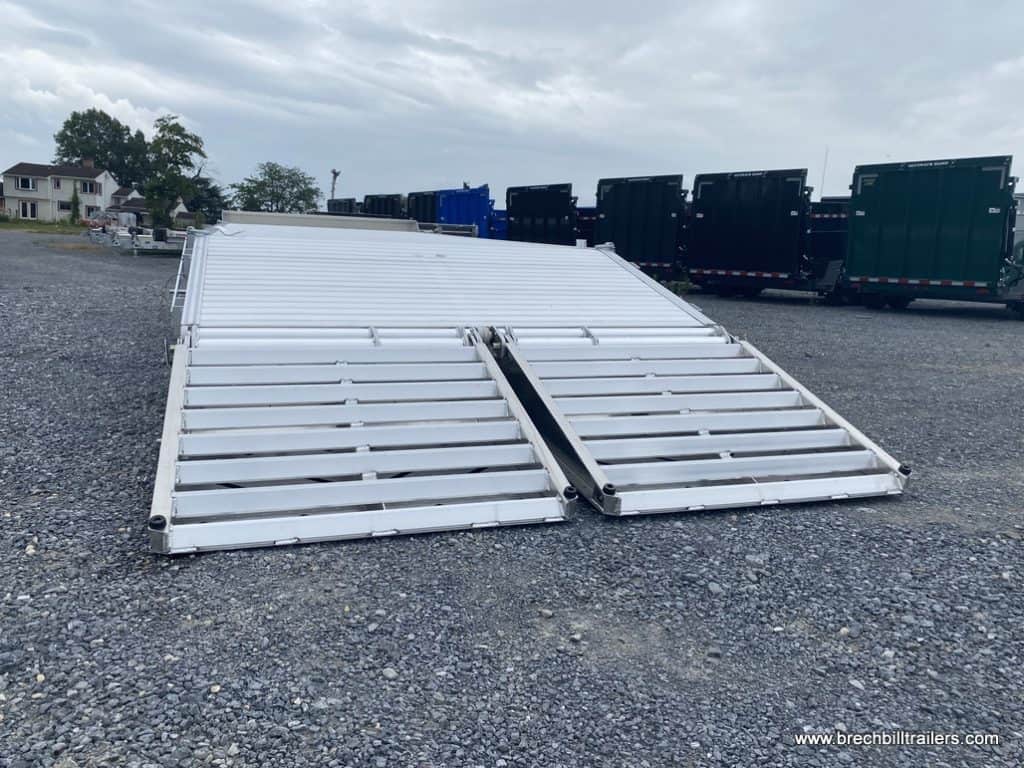 Closeup of the ramps