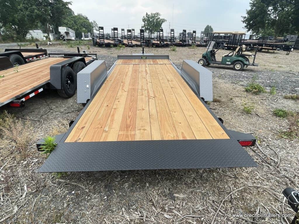 Deck on the Bwise gravity tilt deck trailer.
