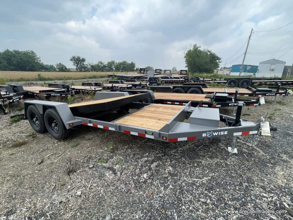 Front of the Bwise 15K Low Pro Gravity Tilt Deck Trailer