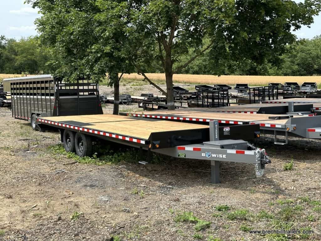 Bwise 15.4K Hydraulic Tilt-Deck Trailer 102″x24’ (THD24-15)