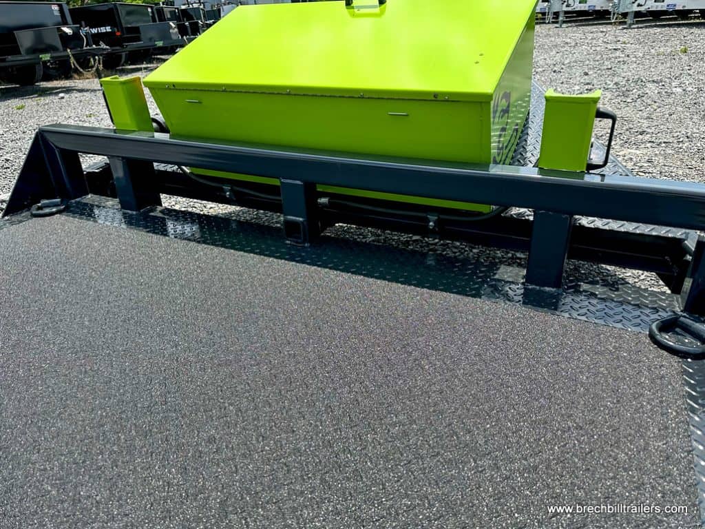 FlatTrak Toolbox, Winch Mount Connection and D-rings Flat Track Trailer